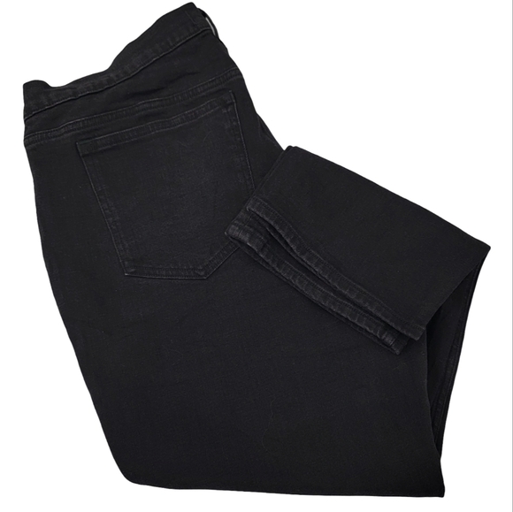 NWT Abercrombie & Fitch Maternity Ankle Straight Black Jeans Women’s 32 Short - Picture 12 of 17